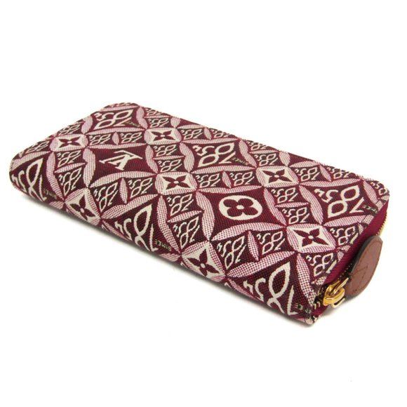 Louis Vuitton Monogram Flower Zippy Wallet M69994 Women's Jacquard Long Walle...